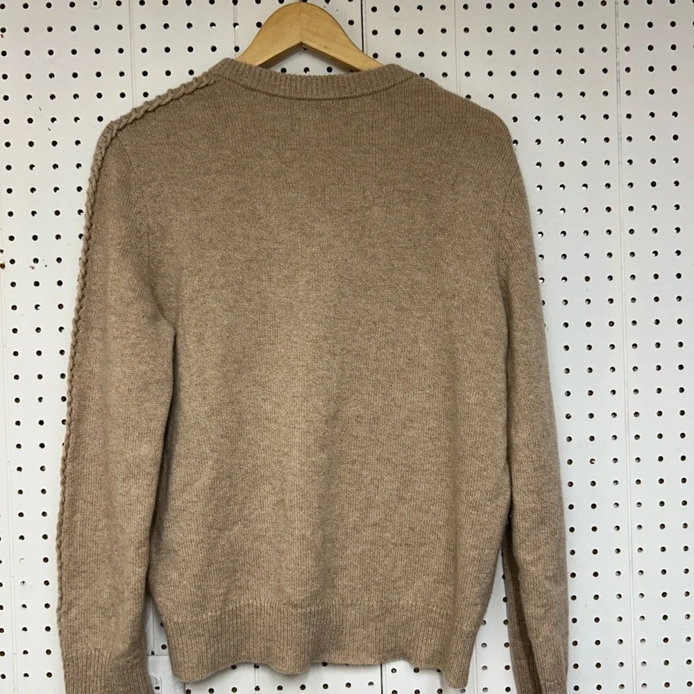 Theory Blanket Stitch  Crew Neck Sweater